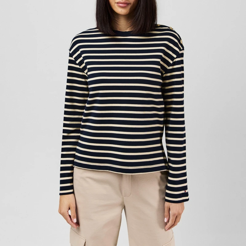 Image of Tommy Hilfiger Striped Tank Top - Blue Blue 12