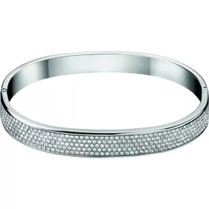 Image of Ladies Calvin Klein Stainless Steel Small Hook Bangle KJ06WD04010S