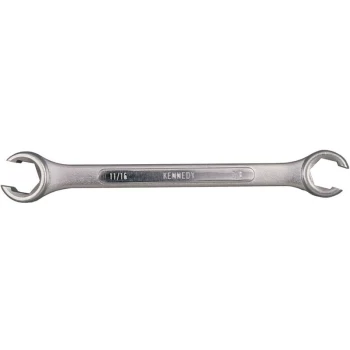 Image of Kennedy - Imperial Flare Nut Spanner, Chrome Vanadium Steel, 3/4IN. X 7/8IN.