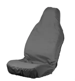 Image of Car Seat Cover - Front Single - Grey TOWN & COUNTRY 3DFGRY