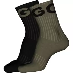 Image of Hugo 2 Pack Iconic Crew Socks - Beige