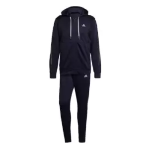 Image of adidas Ribbed AEROREADY Tracksuit Mens - Blue