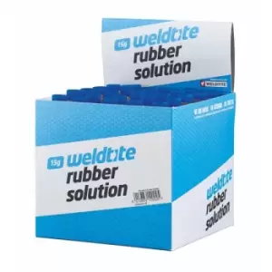 Image of Weldtite Puncture Repair Rubber Solution 15G (X25)