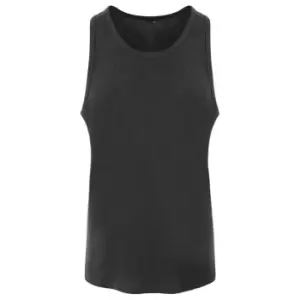 Image of AWDis Just Ts Mens Tri-Blend Vest (M) (Heather Black)