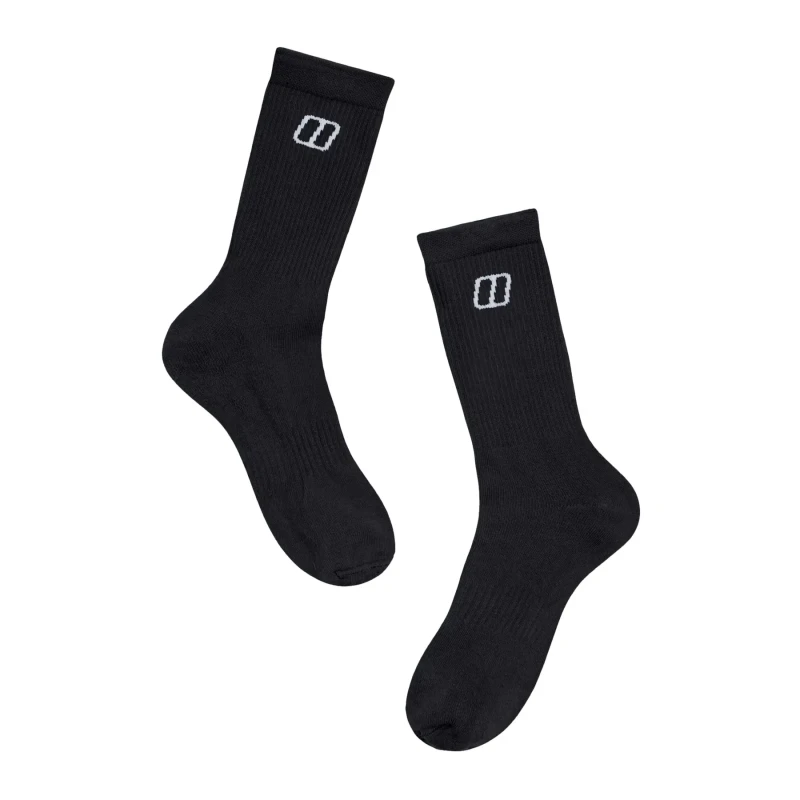 Image of Football Socks Berghaus Everyday (x3) Noir Unisex S/M (36/43)