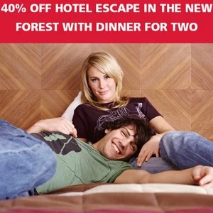 Image of Red Letter Days 40 percent off Hotel Escape in the New Forest with Dinner for Two