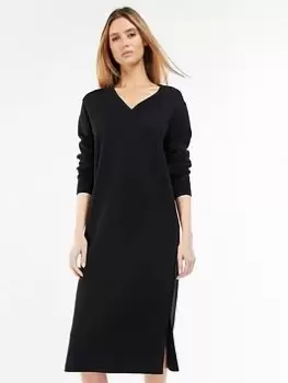 Image of Barbour International Boa Dress - Black, Size 10, Women