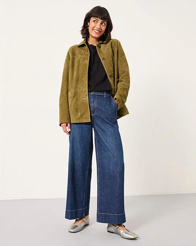 Image of FatFace FatFace Hove Cropped Jean Blue - FatFace - Size: 24 Blue Female 24 GQ85608
