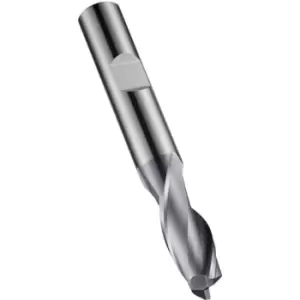 Image of S922 2.5MM Carbide 2 Flute Flatted Shank Slot Drill - TiAlN Coated