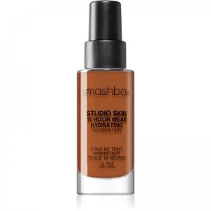 Image of Smashbox Studio Skin 24 Hour Wear Hydrating Foundation Hydrating Foundation Shade 4.25 Dark With Warm Undertone 30ml