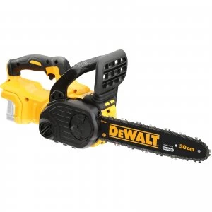 Image of DEWALT DCM565 18v XR Cordless Compact Chainsaw 300mm No Batteries No Charger No Case
