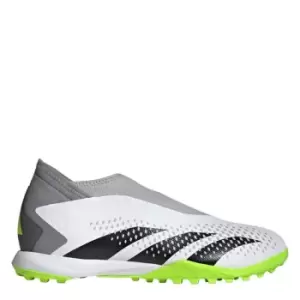 Image of adidas Predator Accuracy.3 Laceless Astro Turf Trainers - White