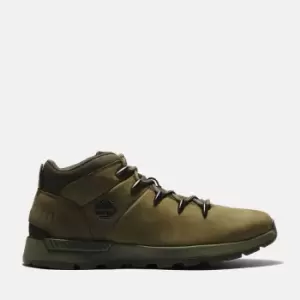 Image of Timberland Sprint Trekker Hiking Boot For Men In Dark Green Dark Green, Size 9