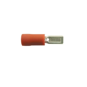 Image of Wiring Connectors - Red - Male Slide-On - 2.8mm - Pack of 4 - PWN293 - Wot-nots