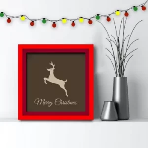 Image of 3030AHSNOEL-003 Multicolor Decorative Framed MDF Painting