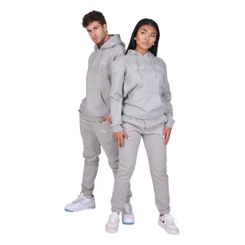Image of Project X Paris Signature jogging trousers with logo embroidery Project X Paris Gris Unisex S