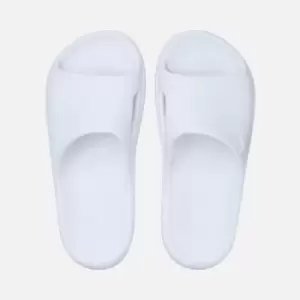 Image of Puma Mens Shibui Cat Slide Sandals - Puma White/Puma White - UK 8