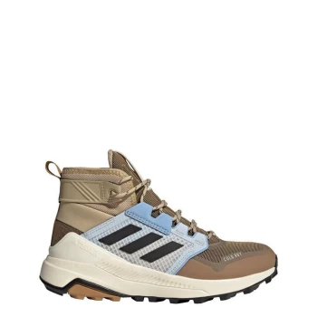 Image of adidas Terrex Trailmaker Mid COLD. RDY Hiking Shoes Womens - Beige Tone / Core Black / Ambi