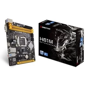 Image of Biostar H61MHV2 Intel Socket LGA1155 H2 Motherboard