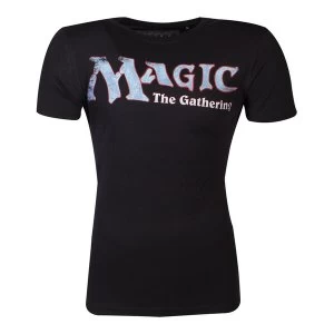 Image of Hasbro Magic - The Gathering Logo Male Small T-Shirt (Black)