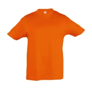 Image of SOLS Kids Regent Short Sleeve T-Shirt (8yrs) (Orange)