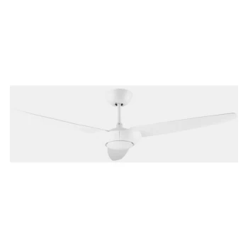 Image of Leds-c4 Lighting - LEDS C4 Lodos 3 Blade 130cm Ceiling Fan with LED Light White