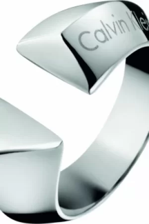 Image of Ladies Calvin Klein Stainless Steel Size N Shape Ring KJ4TMR000107