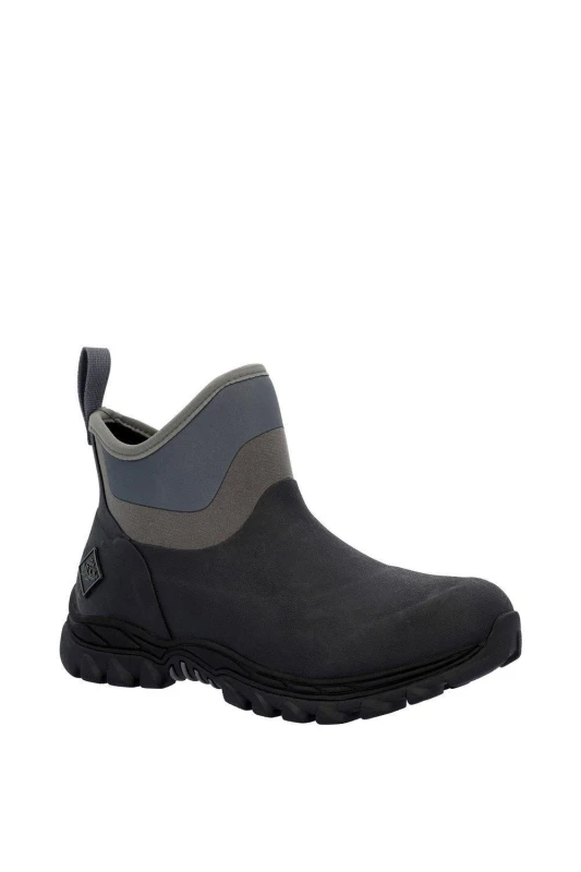Image of Muck Boots Womens Arctic Sport II Waterproof Ankle Boots UK Size 7 (EU 41) Black/Grey MUC151-BLACK-7