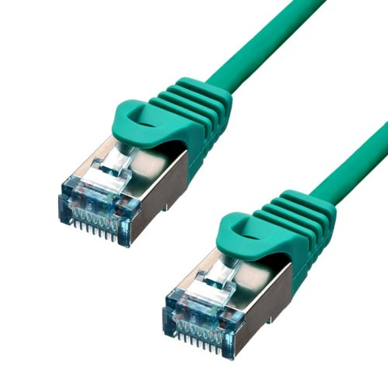 Image of ProXtend CAT6A S/FTP CU LSZH Ethernet Cable Green 1.5M