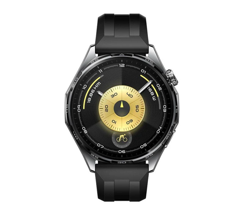 Image of Huawei WATCH GT6 3.73cm (1.47") AMOLED 46mm Digital 466 x 466 pixels Touch Screen Black GPS (satellite) 55020FTX