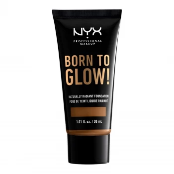 Image of NYX Professional Makeup Born to Glow Naturally Radiant Foundation 30ml (Various Shades) - 10 Warm Mahogany
