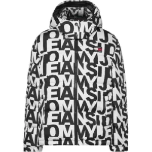 Image of Tommy Jeans Tjw Aop Alaska Puffer - Black