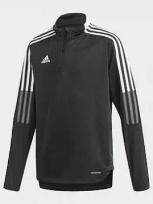 Image of Boys, adidas Tiro 21 Training Top, Black, Size 11-12 Years