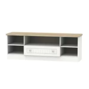 Image of Vienna White Oak Effect TV Furniture Stand, (W)1465mm