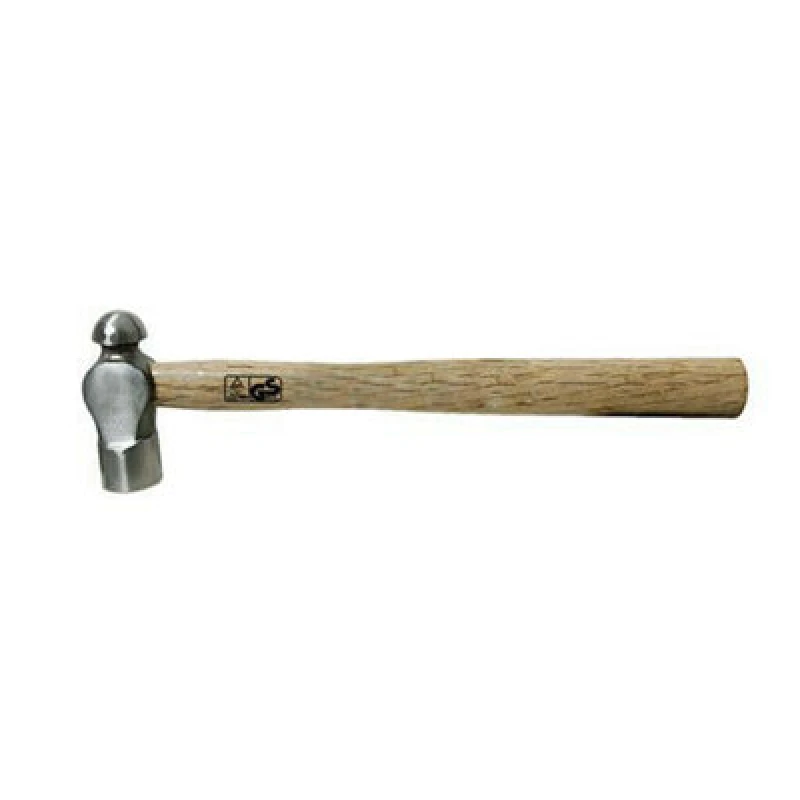 Image of Loops 8oz Hardwood Ball Pein Hammer Striking Shaping Metal Wooden Shaft & Steel Head Metallics