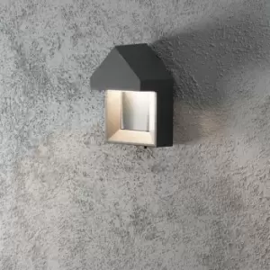 Image of Cosenza Outdoor Modern Wall Light, Anthracite High Power LED 5W, IP54