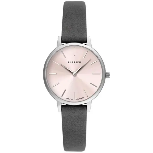 Image of LLARSEN Ladies LLARSEN Caroline Watch One Size Silver, Pink and Grey 73315790000