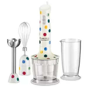 Image of Russell Hobbs 24703 Polka Dot 3 In 1 0.5L 500W Hand Blender