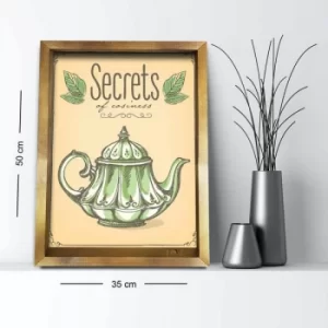 Image of 3550AHS-068 Multicolor Decorative Framed MDF Painting