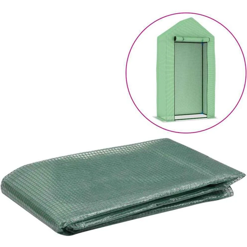 Image of VIDAXL Greenhouse Replacement Cover (0.5 m²) 50x100x190cm Green Vidaxl 8720286414491