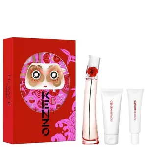 Image of Kenzo Flower by Kenzo Gift Set 50ml Eau de Parfum + 75ml Body Cream + 20ml Hand Cream