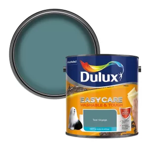Image of Dulux Easycare Washable & Tough Teal Voyage Matt Emulsion Paint 2.5L