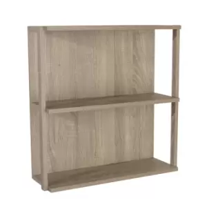 Image of Arran 60cm wide shelf, medium wall unit - oak effect