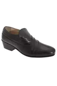 Image of Pleated Vamp Softie Leather Shoes
