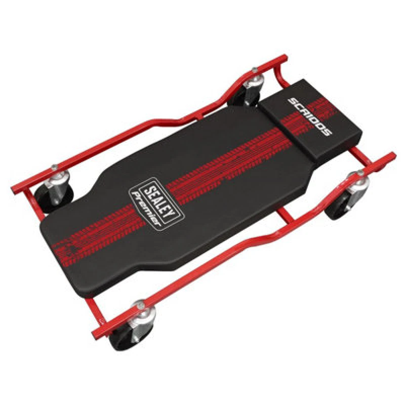 Image of Sealey Premier Steel Mechanics 4 Wheel Creeper for Rough Ground SCR100S