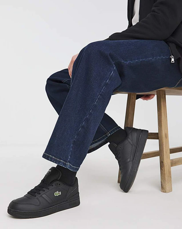 Image of Lacoste T-Clip Set 224 6 SMA Trainers Black 11 UK