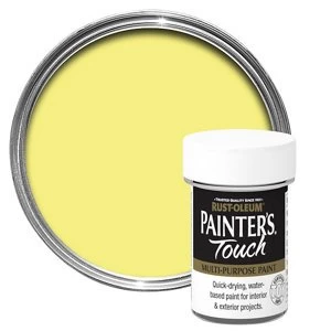 Image of Rust-Oleum Painter's touch Lemon Gloss Multi-surface Paint 20ml