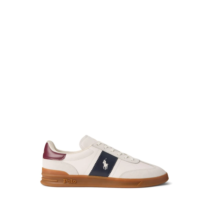 Image of Polo Ralph Lauren Heritage Aera Trainers - White White 9