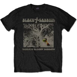 Image of Black Sabbath - Sabbath Bloody Sabbath Vintage Unisex Medium T-Shirt - Black