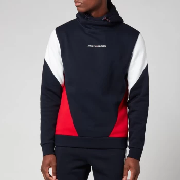 Image of Tommy Sport Mens Blocked Seasonal Hoodie - Desert Sky - XXL